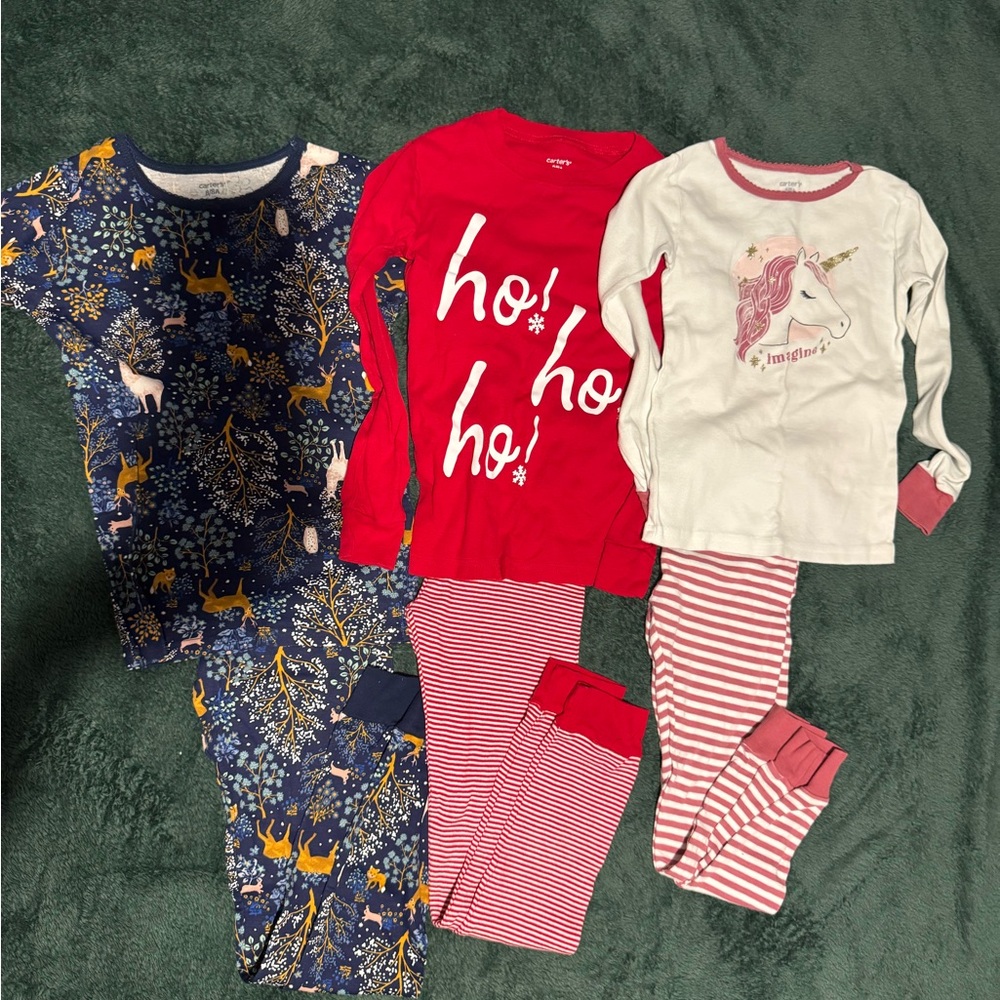 Carter's Red and Blue Pajama Sets for Cozy Nights